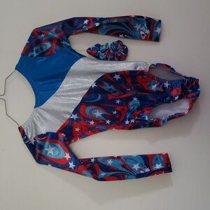 Garland ActiveWear Child Large Long Sleeve Gymnastics Leo - New!